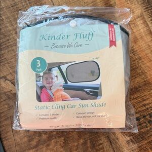 Kinder Fluff Car Sun Shade 3-Pack